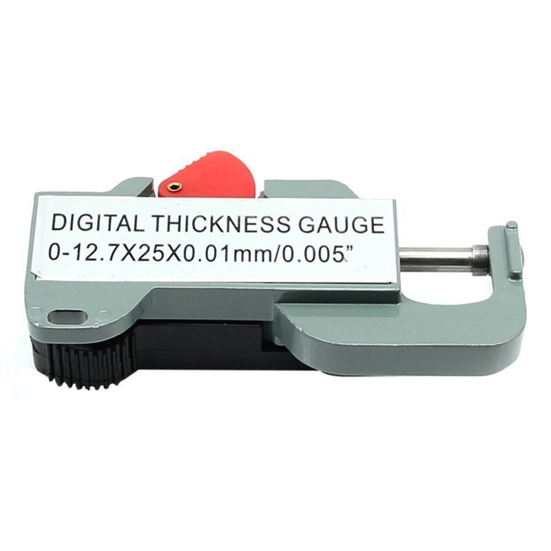 Portable Precise Digital Thickness Gauge Meter Metal Tester Micrometer 0 to 12.7mm