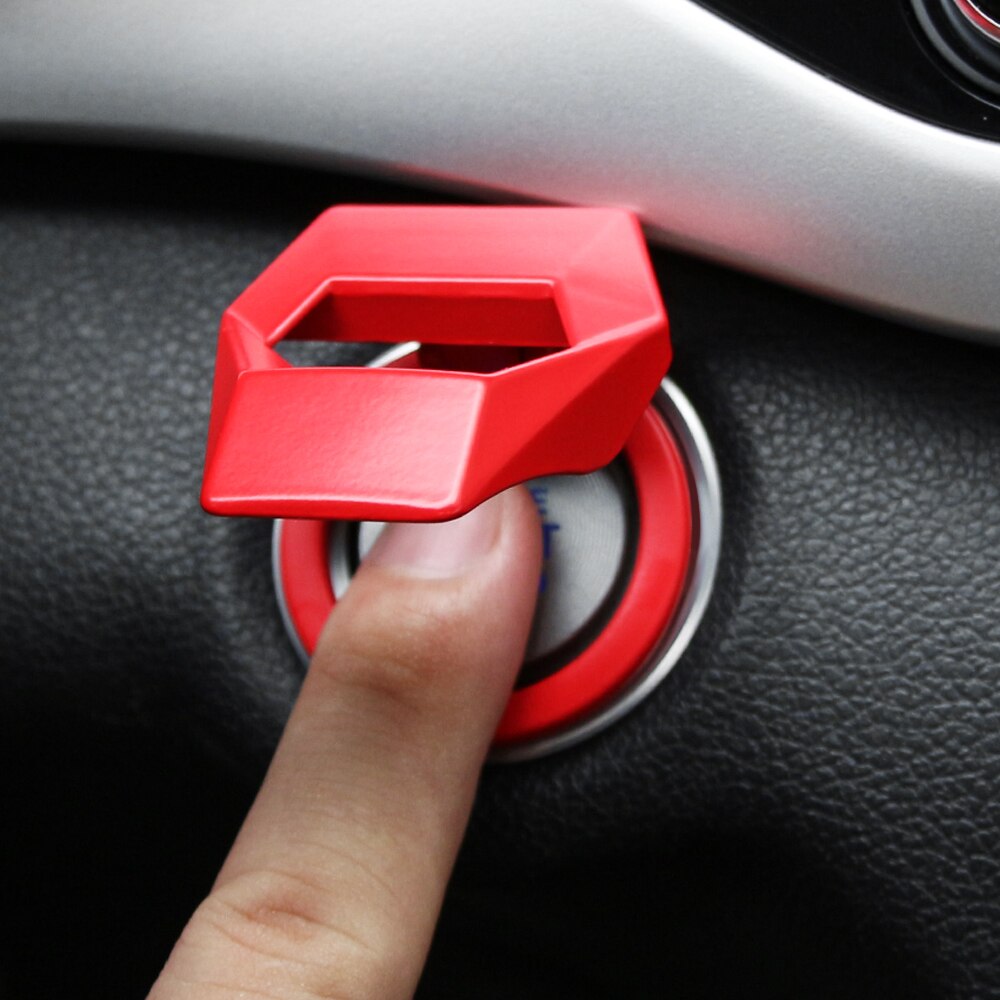 Car Engine Start Stop Button Cover For renault duster megane captur fluence clio Koleos dacia kwid simbol kango Twizy Talisman