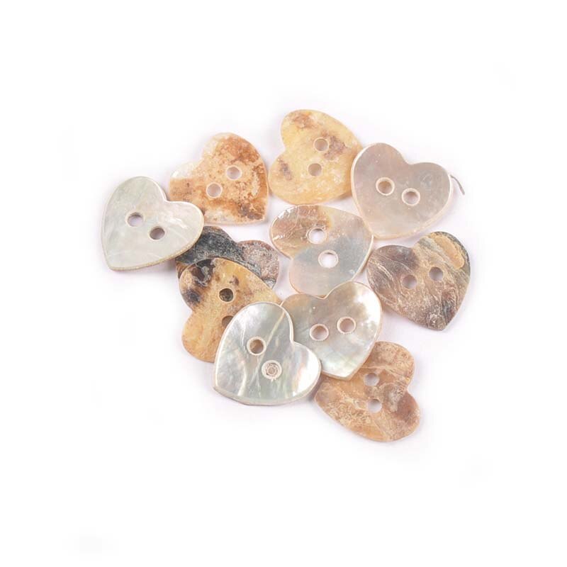50pcs Natural Shell 2 Holes Buttons Sewing Accessories Color Mother Of Pearl Round Shells Button Diy Garment Supplies 13mm C2428: YK0294