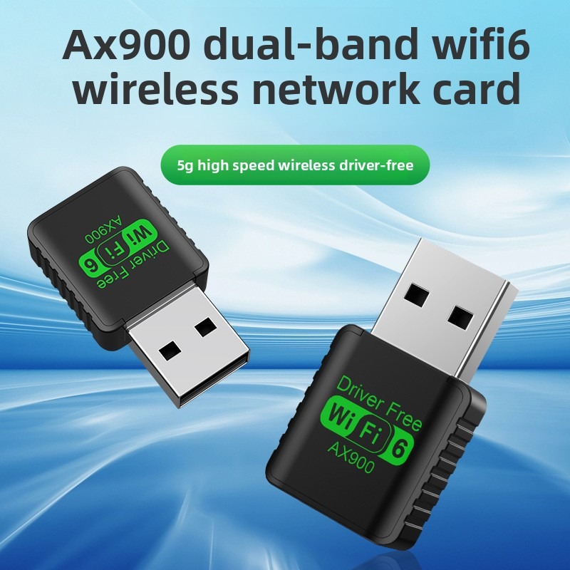 AX900 Wifi 6 Mini USB 2.0 Dongle Network Card BT 5.4 2in1 Transmitter Receiver Dongle For Win 10/11 PC Dual Band 2.4G/5Ghz