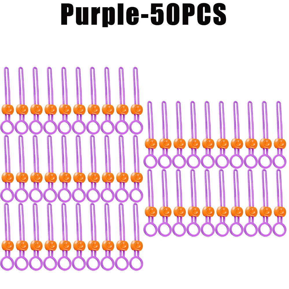 Sealing Tie Closure Clip Food Sealing Tie Rope Binding Fruit Store Preservation Multi-functional Sealing Tie Food Sealing: Burgundy