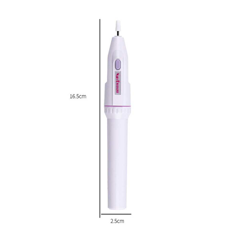 Nagellack Schleifer Tragbare Elektrische Pedikübetreffend Manikübetreffend Gerät Mini nagel Stift Prüfung Nagel Polierer Liefert 5 Nagel Polierer