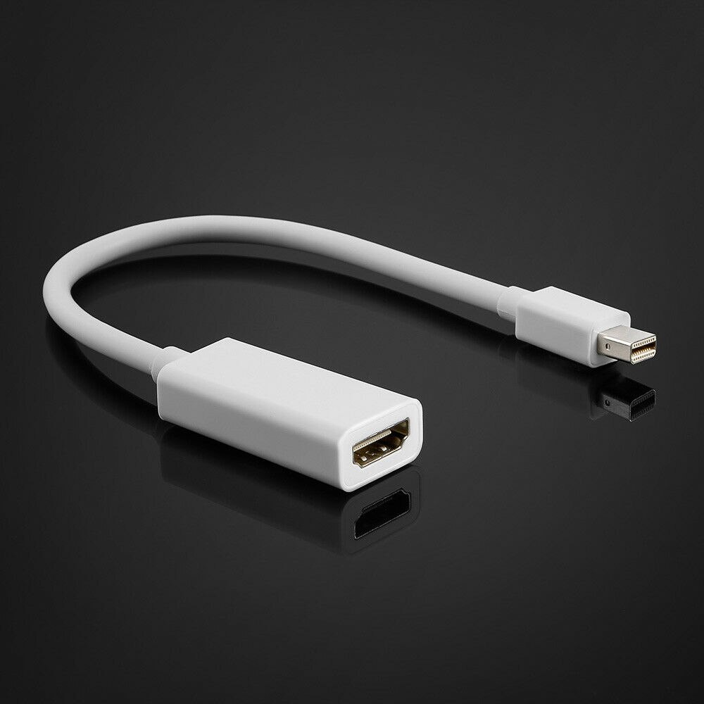 Thunderbolt Mini DisplayPort Display Port DP to HDMI Adapter Cable For Apple Mac Macbook Pro Air Projector