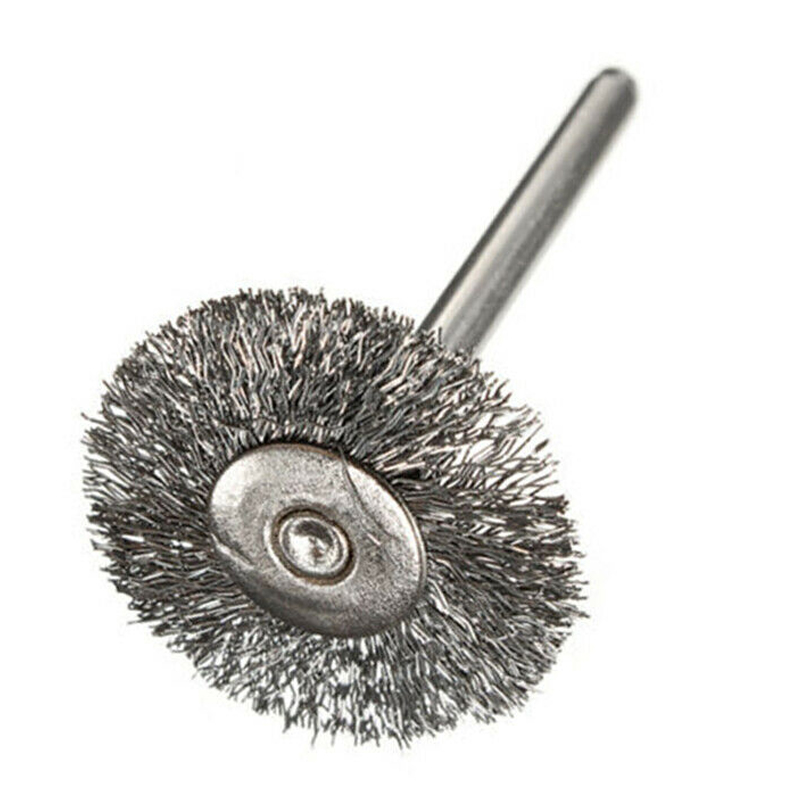 Stainless Steel Wire Brush Set For Dremel Rotary Tool Die Grinder Flat Wheel Cup