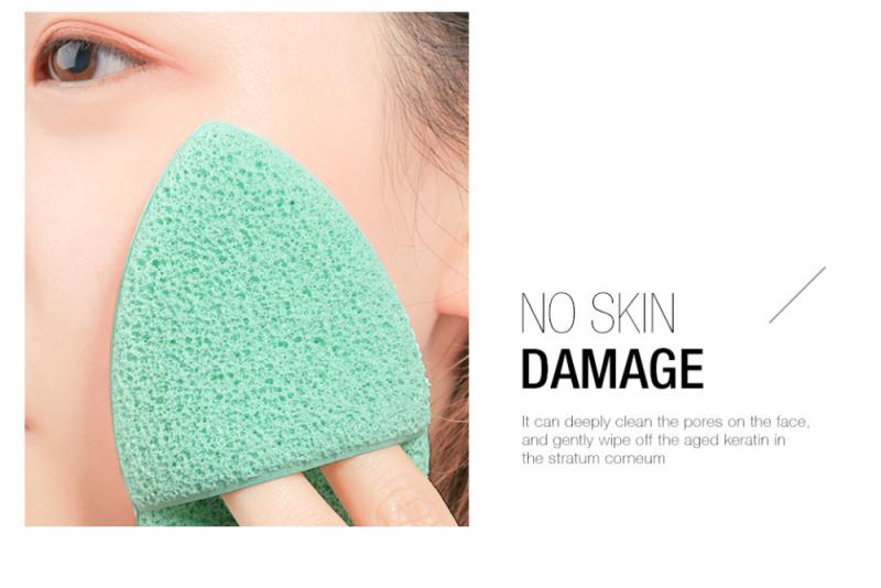 Natural Exfoliating Face Wash Cleansing Puff Remover Face Cleansing Towel Reusable Cleansing Makeup Sponge Shoe Type TSLM1