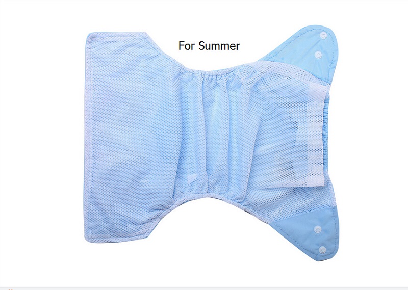 1 stks Wasbare Luiers Herbruikbare Luiers Grid/Katoen Training Pant Doek Luier Baby Fraldas Winter Zomer Versie Luiers