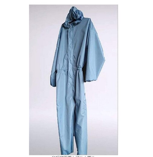Neue Erwachsene unisex Einweg Gesamt Labor Feste Elastische Strampler Schutz Gesamt Anzug Wasserdichte Kleidung