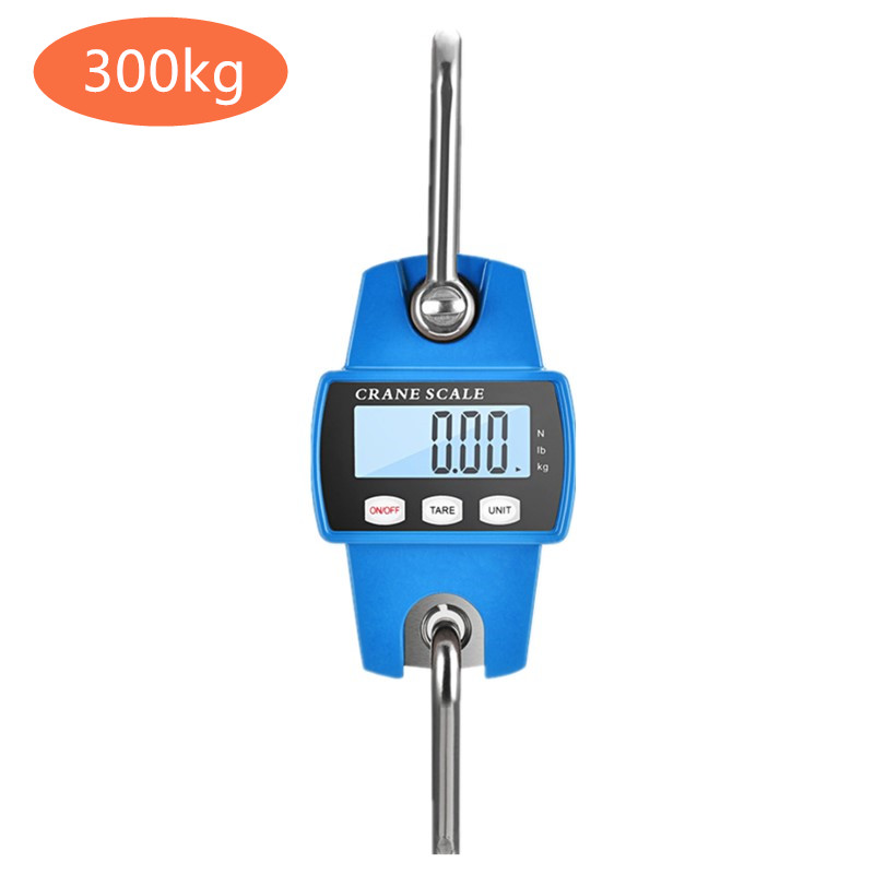 Crane Scale 300kg 150kg 200kg 500kg/100g 1kg/0.1g 2kg/1g Heavy Duty Hanging Hook Scales Digital High Accurate Weight Tool 40%off: E 300kg