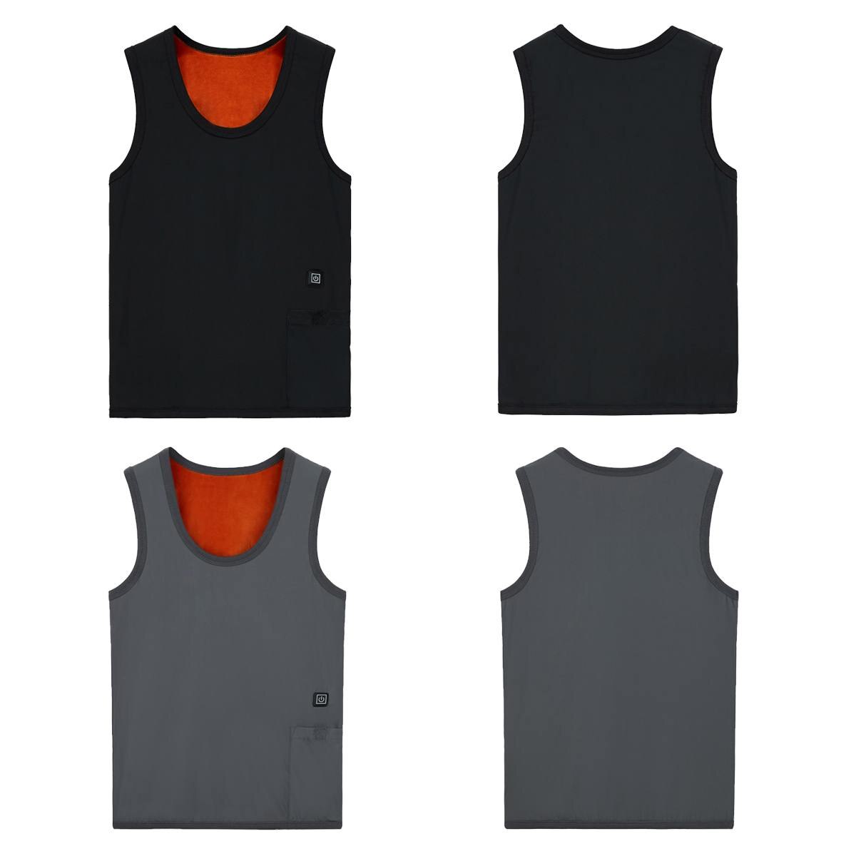 Heated Jacket Vest USB Vest Warm Electric Heating Jacket Jacket Clothing Outdoor Waistcoat Hiking Camping Sport Jacket