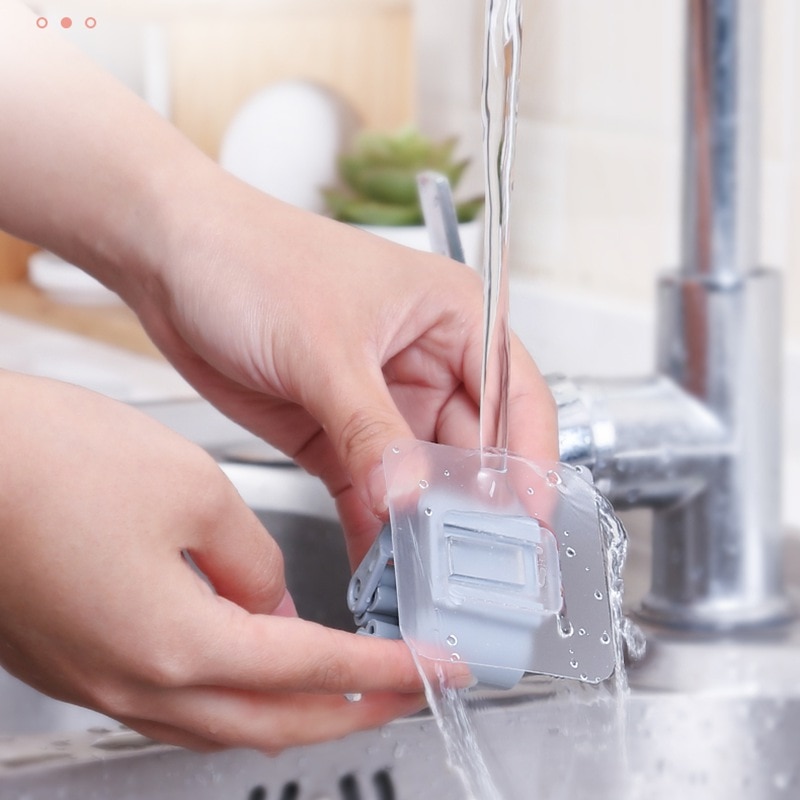Mop Broom Holder Wall Mounted Mop Holder Household Adhesive Storage Broom Hanger Mop Hook Racks Kitchen Bathroom Organizer