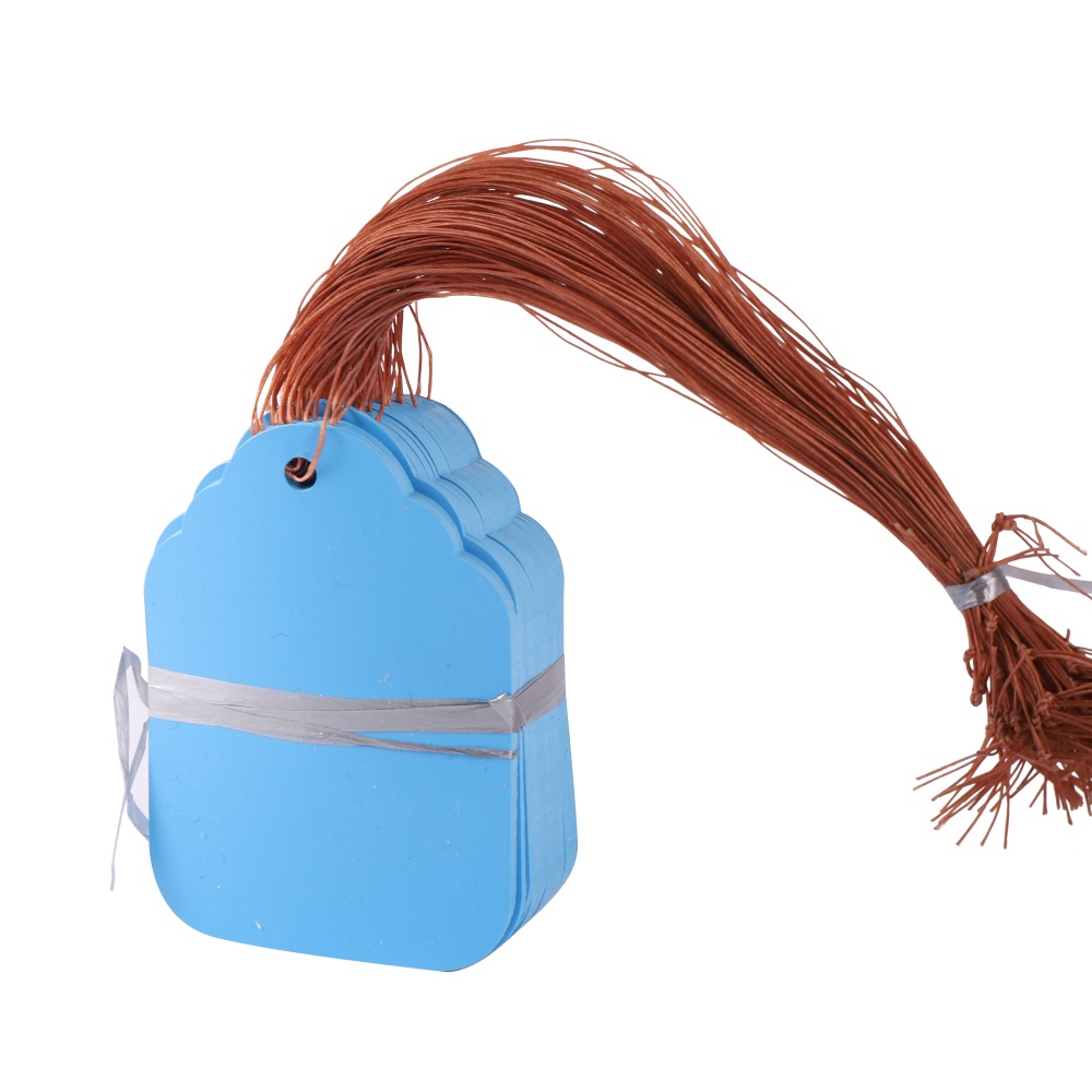 Marcadores para plantas colgantes, etiquetas para plántulas de bricolaje, para colgar flores de jardín, macetas de jardín, herramientas de clasificación de letreros, 100 unidades por lote: 4XL / Caqui oscuro