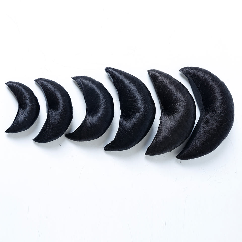 WTB nero Dei Capelli Chignon Sintetico Veloce Panino Coque Cabelo parrucchino Capelli panino pad nero corno di Bue PARRUCCA