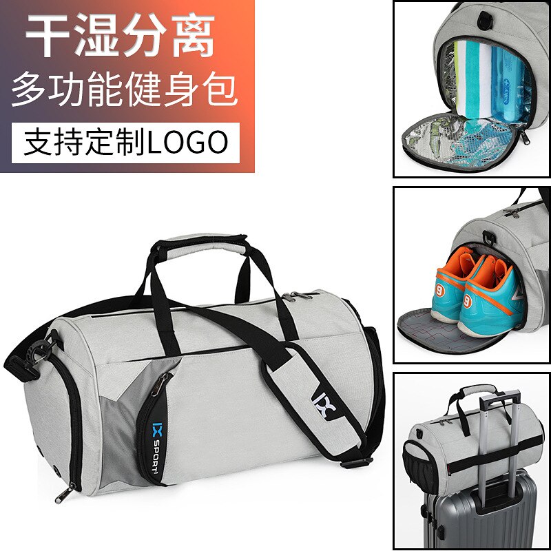 Fitness Sport Handtas Waterdichte Gym Training Tas Mannen Vrouwen Travel Camp Hike Multifunctionele Bagage Schoudertas