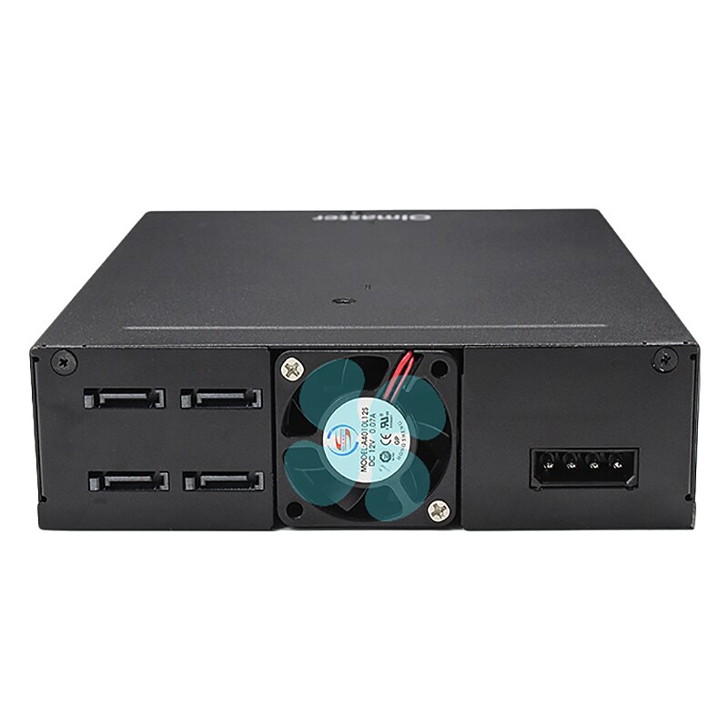 Oimaster 4 Bay SATA SSD Hard Drive Enclosure Rack Data Storage for 2.5Inch SATA SSD HDD Home Backup Mail Storage Computer Case
