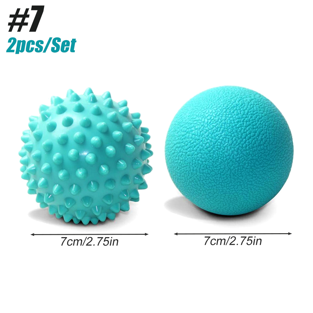 Massage Ball,Foot Pain Therapy Kit,Plantar Fasciitis,Heel Spur,Sore Muscles,Trigger Point - Back,Arm,Neck,Leg Circulation Roller: Ivory