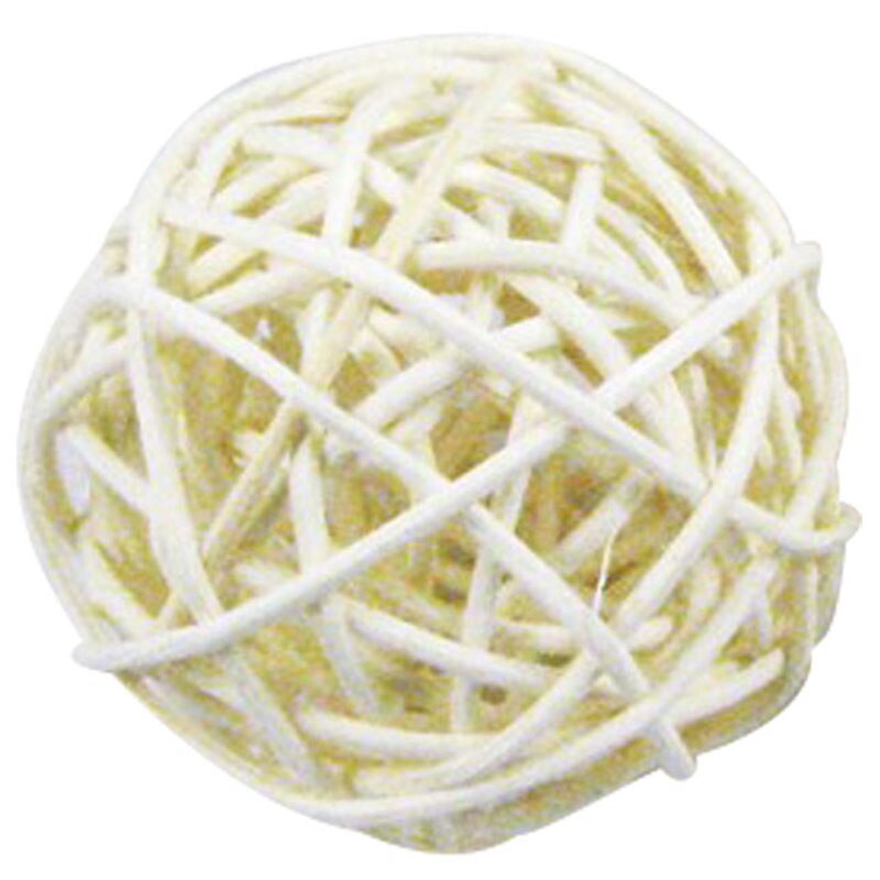 Boule en osier rotin 12 pièces 3cm pour jardin, mariage, décoration de fête