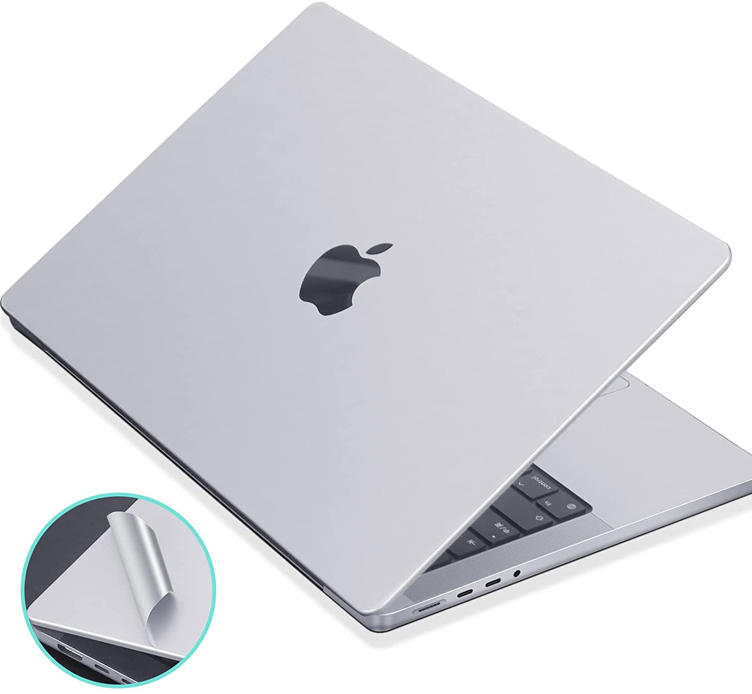 4 in 1 set Full Body Sticker Film for MacBook Pro 14 16 M1 Pro Max A2442 A2485 Touchpad Film with Palm Rest Skin Protective