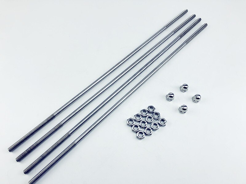 Stainless Steel 304 Screws Length 445mm And Nuts Combination For 4" Distillation Column