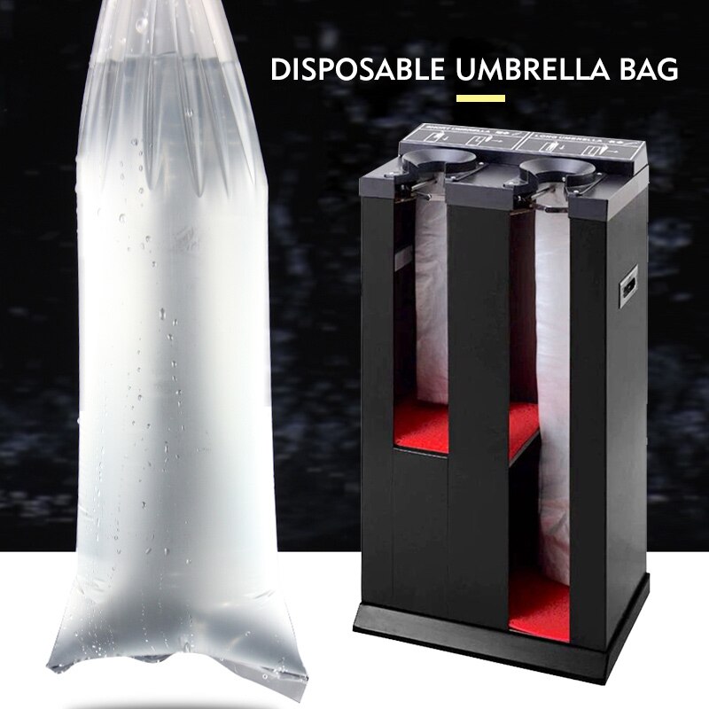 Housse de parapluie transparente | sachet jetable, porte-parapluie pratique de la Machine pour le jour de pluie, directe