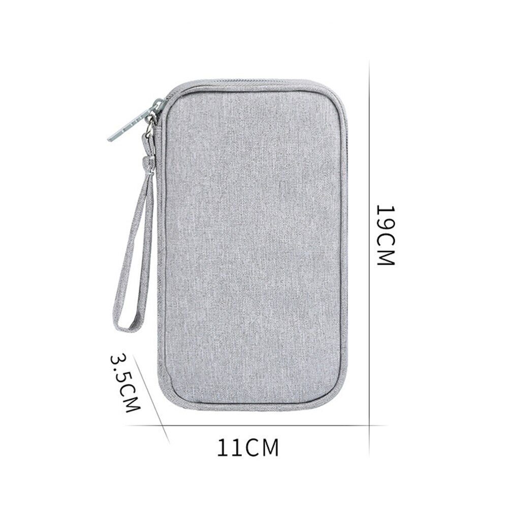 Travel Power Bank Protective Case,External Hard drive Battery PowerBank Storage Bag USB Cable Headphone Bag