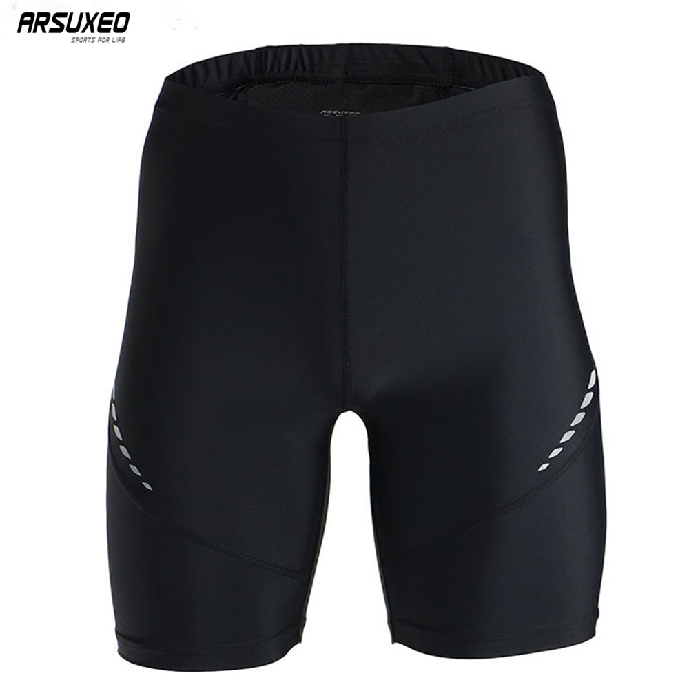 ARSUXEO Mens Sport Running Shorts Compressie Panty Basislaag Actief Workout Training Shorts P505
