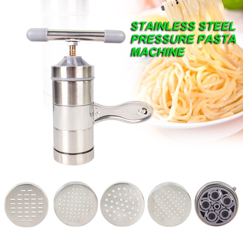 TTLIFE Hand Edelstahl Pasta Nudelhersteller Spaghetti Presse Pasteten Maschine Gemüse Obst Entsafter Presse Werkzeuge