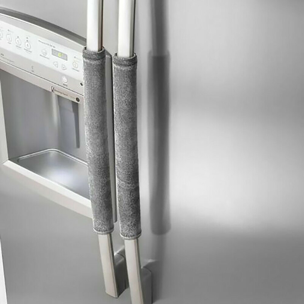 2 stk køkkenapparat håndtag dækning dekor udtværing dør køleskab dekoration dækning beskytter køleskab