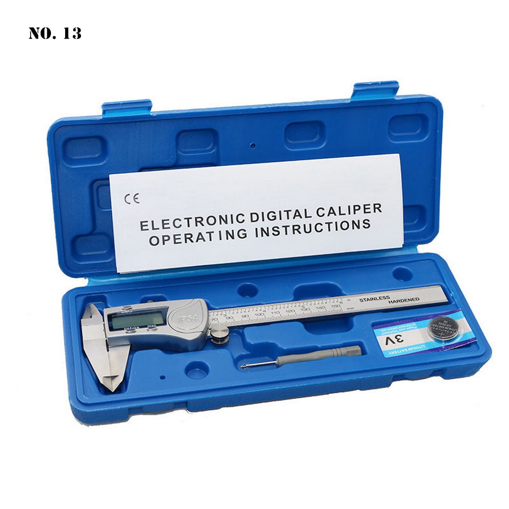 High-Precision Electronic Digital Display Vernier Caliper IP54 Stainless Steel Measuring Tool 0-150MM Woodworking Measuring Tool