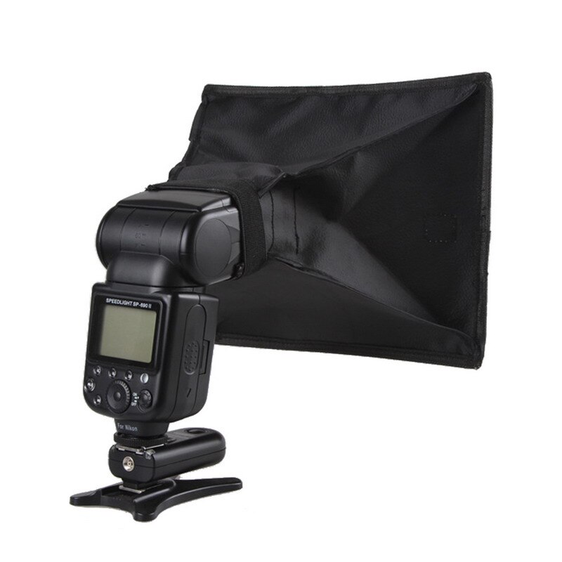 Diffuseur Flash Softbox réflecteur argent Mini diffuseur Photo boîte à lumière douce pour Canon Nikon Sony