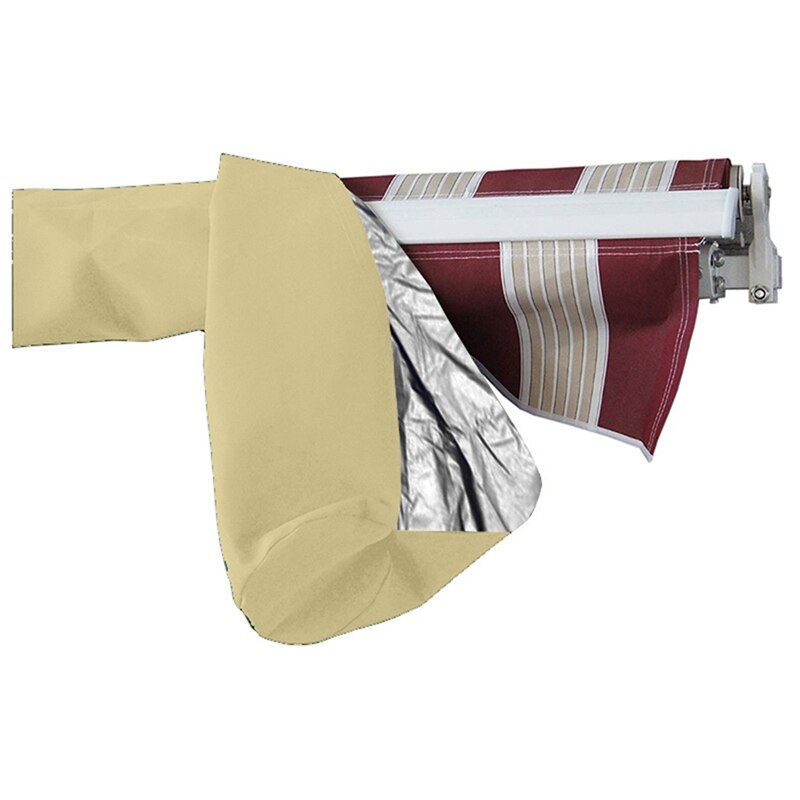 Outdoor Retractable Awning Balcony Patio Awning Waterproof Sunscreen Dust Cover: BG-2