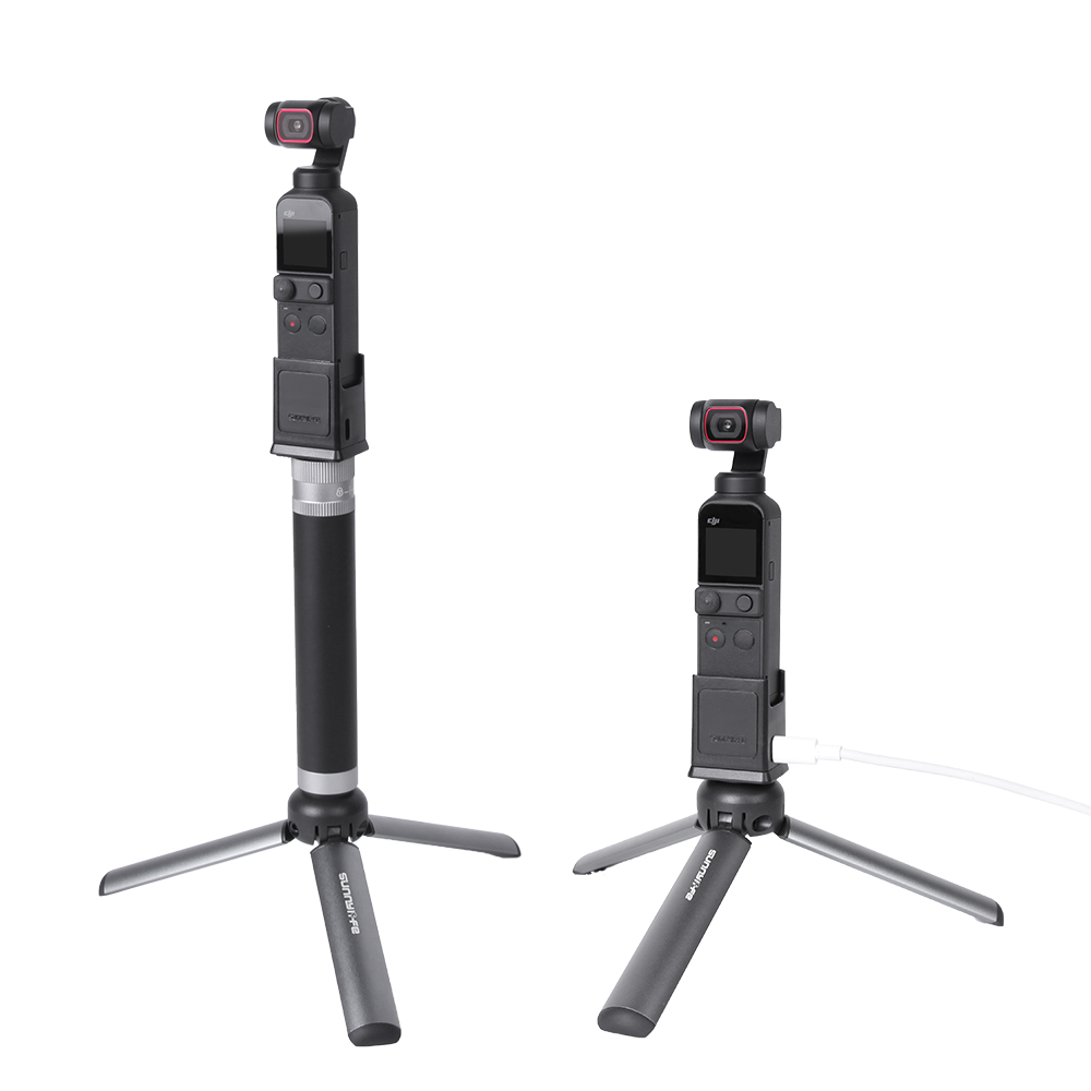 Puerto de USB-C DJI Pocket 2, Base de carga, soporte de extensión Compatible con cabezal de trípode para DJI Pocket 2/OSMO Pocket
