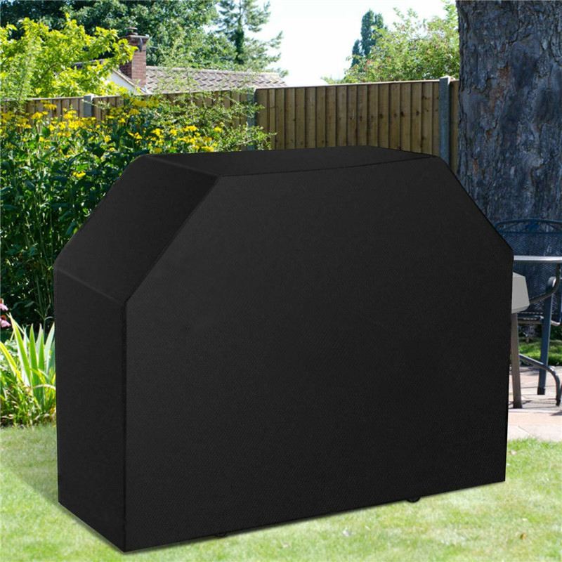 Grill Cover Black Storage Bag Waterproof BBQ Cover BBQ Accessories Grill Cover For Weber Spirit Gas E-310/E-320/SP-310/SP-320