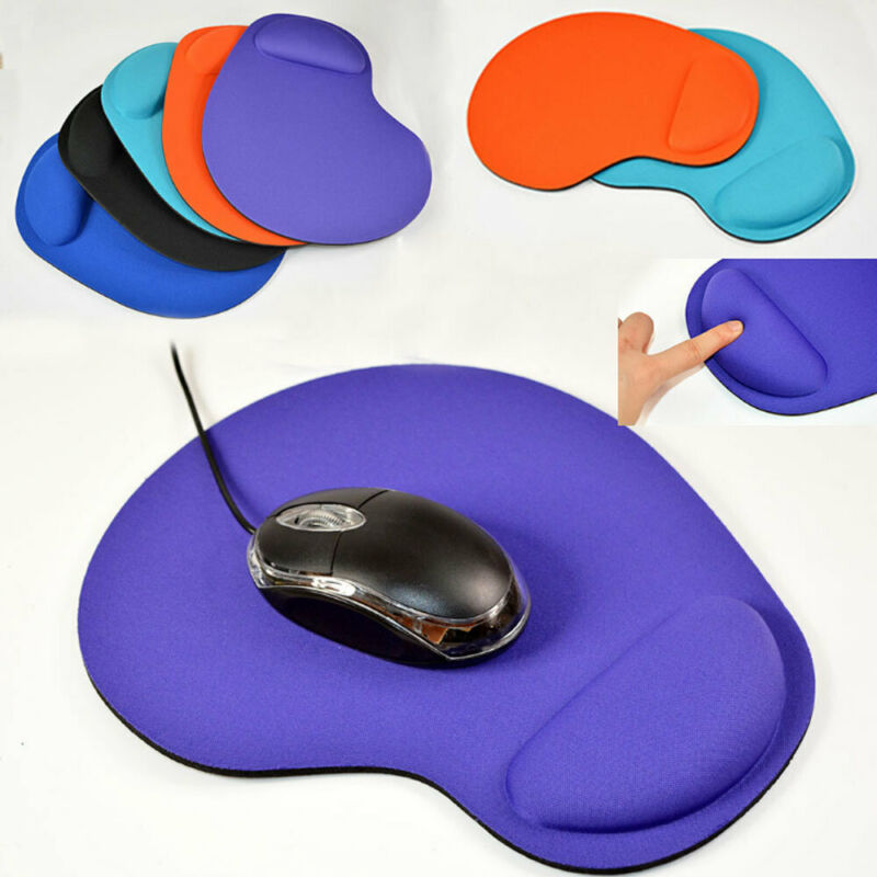 Skydd handled musmatta spel kontor musmatta matta handledsstöd stöd för pc laptop 2- i -1 memory foam kudde 24*20cm