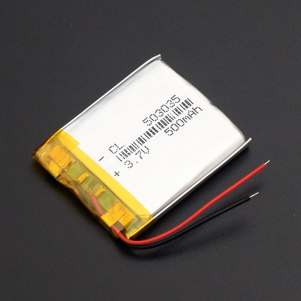 Polymer battery 500 mah 3.7 V 503035 smart home speakers Li-ion battery for dvd,GPS,mp3,mp4,E-book, headphone,Bluetooth speaker