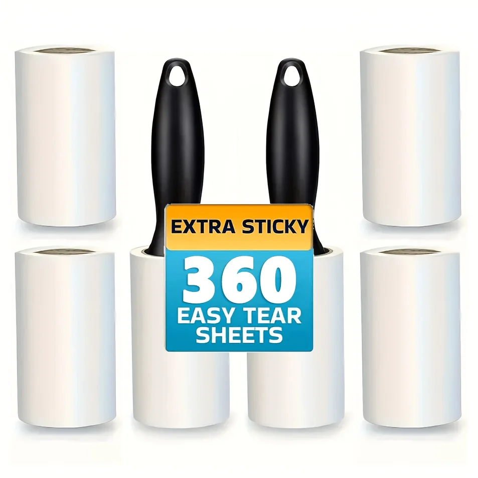 Ultra Sticky Lint Roller for Eliminating Pet Fur-Ideal for Furniture,Clothing &Carpets|Tool for Cleaning Pet Hair Hair Adhesive: Red