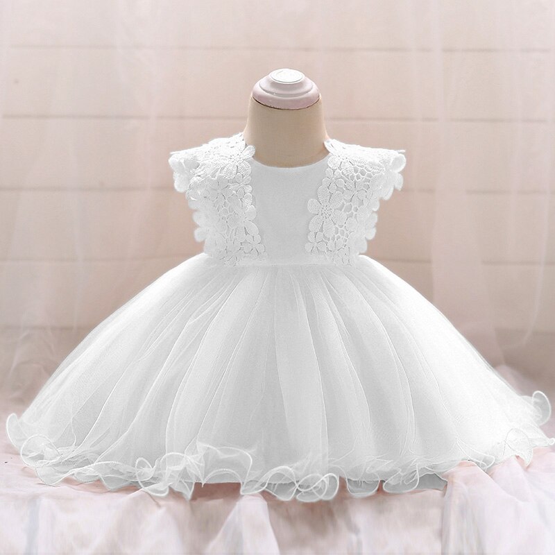 Robe de princesse pour bébé fille, tenue de fête d'anniversaire de 1 an, de  mariage