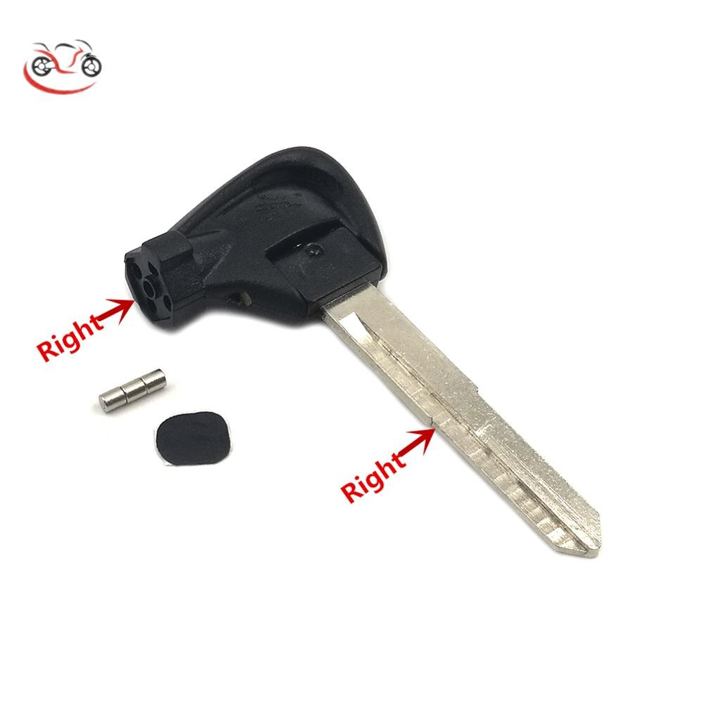 Motorcycle Uncut Key Blank for YAMAHA Left / right Magnet Anti-theft Lock Keys VOX BWS 4V BWS125 VOX50 GTR125 JOG EVO SMAX155
