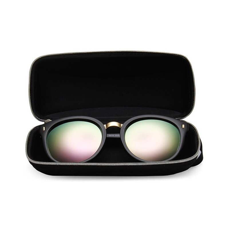 Portable Zonnebril Case Protector Travel Pack Pouch Brillenkoker Leesbril Draagtas Rits Doos Harde Brillen Accessoires