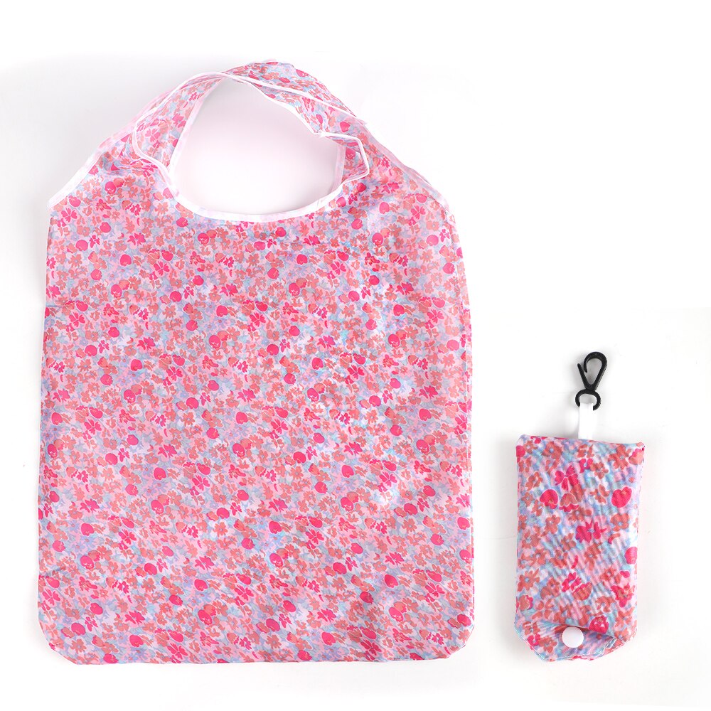 1PC Foldable Shopping Bags for Groceries Recyclable Grocery Tote Pouch Eco-Friendly Heavy Duty Washable Shopping Bag 38x58cm