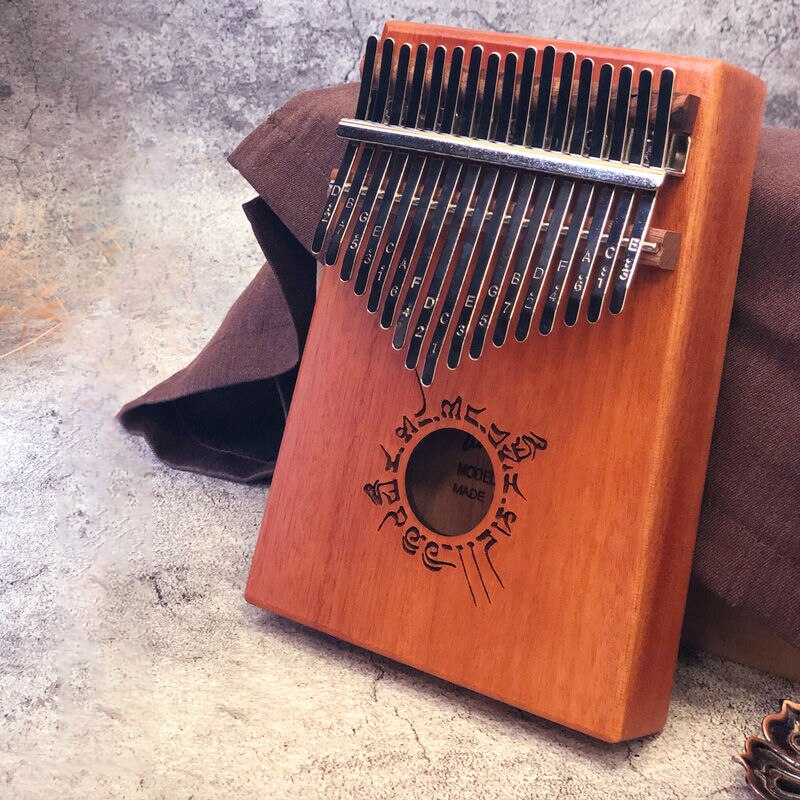 Thumb Piano 17-tone Kalimba Beginner Introduction KAlimaba Finger Piano Portable Instrument Best and Good Sound: A-5