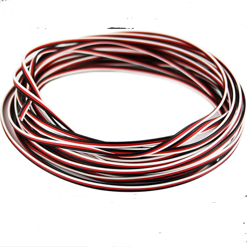 5 metrów 16 stóp 26AWG/22AWG JR Futaba przedłużacz serwo drut 30/60 przewód przedłużony okablowanie dla akcesoriów RC DIY
