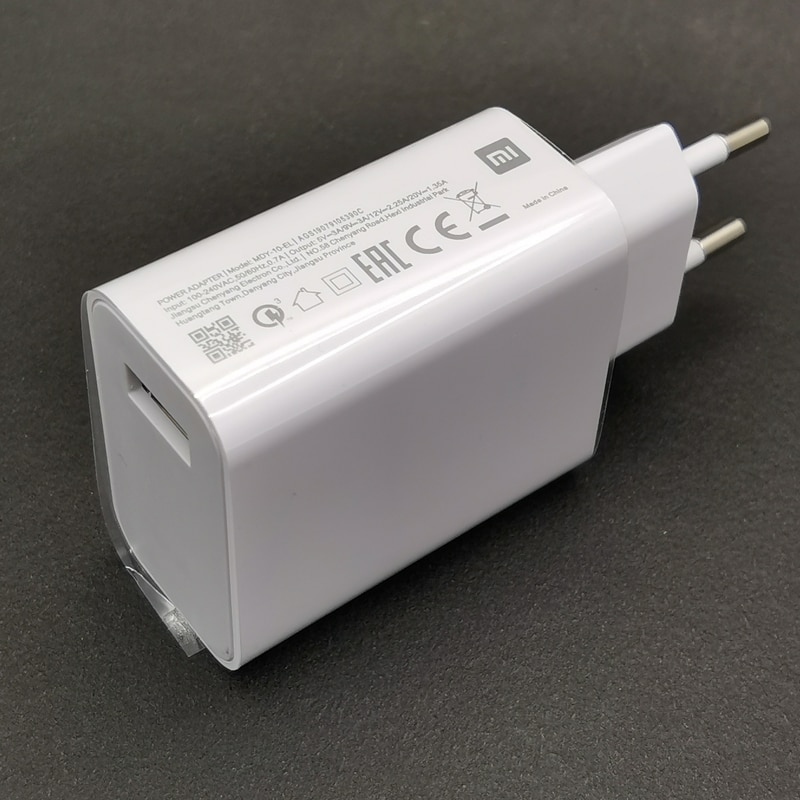 Xiaomi fast charger QC4.0 27W Fast charge Adapter Type c cable for Mi 9 10 9t Poco F2 Pro X3 X2 Redmi note 7 8 9 9s k20 k30 pro
