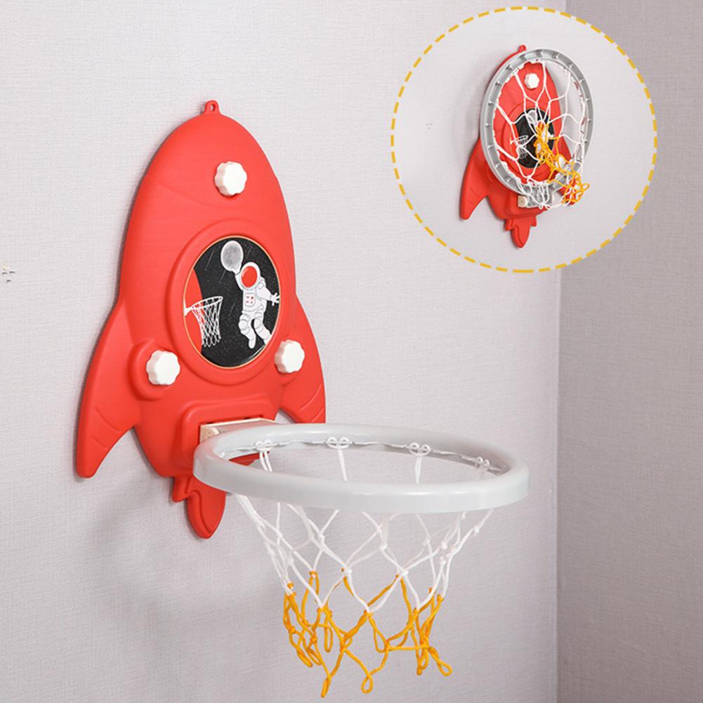 Punch Free Basketball Hoop Kit High Strength Anti Corrosion Durable Adjustable Height Basketball Backboard Set