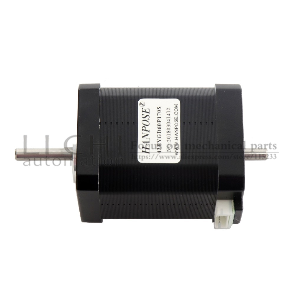 Frete Grátis Eixo Duplo 4 Lead Nema 17 Motor De Passo 1 8a 73n Cm 60mm Comprimento 17hs6401s