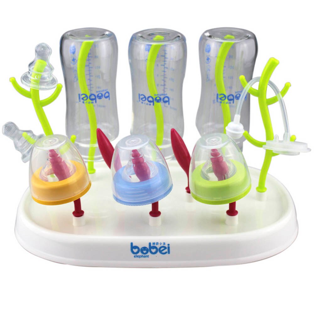 Bobei słoń butelka dla dziecka spinacze robić prania butelki dla dzieci suszarka robić czyszczenia ociekacz przechowywanie stojak szklany blać spinacze robić prania robić butelek