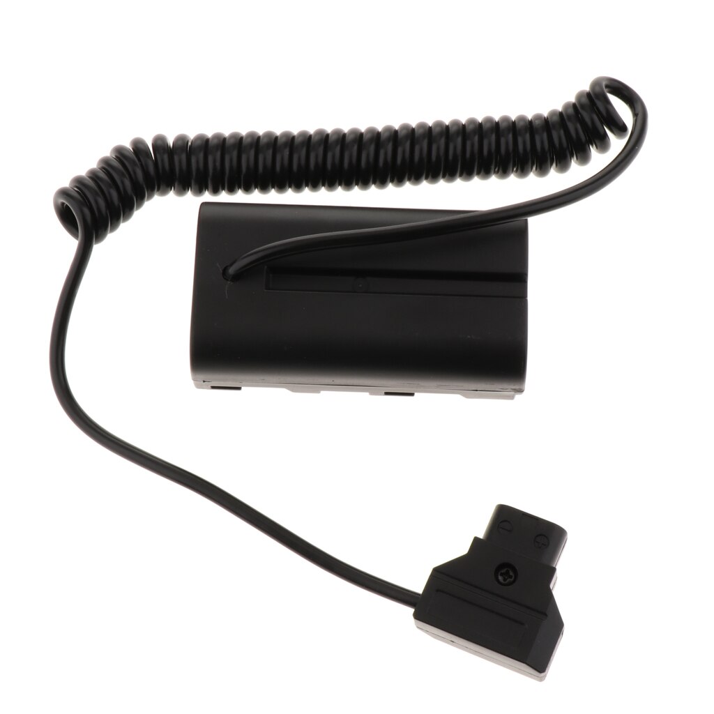 D-toque para NP-F550 manequim bateria dc adaptador de cabo de alimentação para monitor usando 550/970