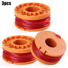 3Pcs Trimmer Spool Line WX150 For Worx WG 150 151 152 McGregor MET2523 MCT 1825 2X1825 Mac Allister MGTP 18Li Qualcast 18v Accs