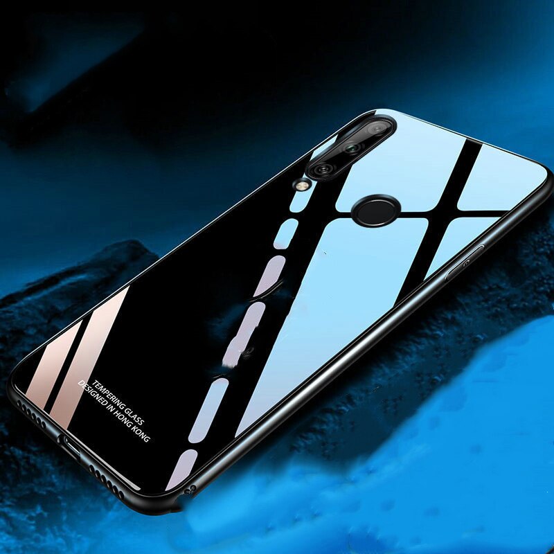 Für Huawei Honor 9X Premium Fall Gehärtetes Glas Harte Rückseitige Abdeckung Für Huawei Ehre 9X Telefon Fall Silikon Rahmen Fundas