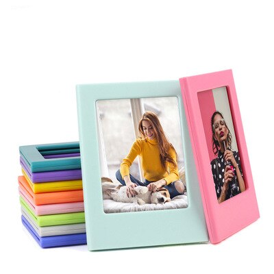 Mini farverig diy magnetisk fotoramme køleskab køleskab magnet billedramme til opbevaring af 3 tommer fotos: Default Title