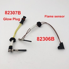 Calentador de estacionamiento diésel para caravana y autocaravana, enchufe incandescente 82307B + 1 Sensor de llama 82306B para Webasto Air Top 2000 24V, 1 unidad